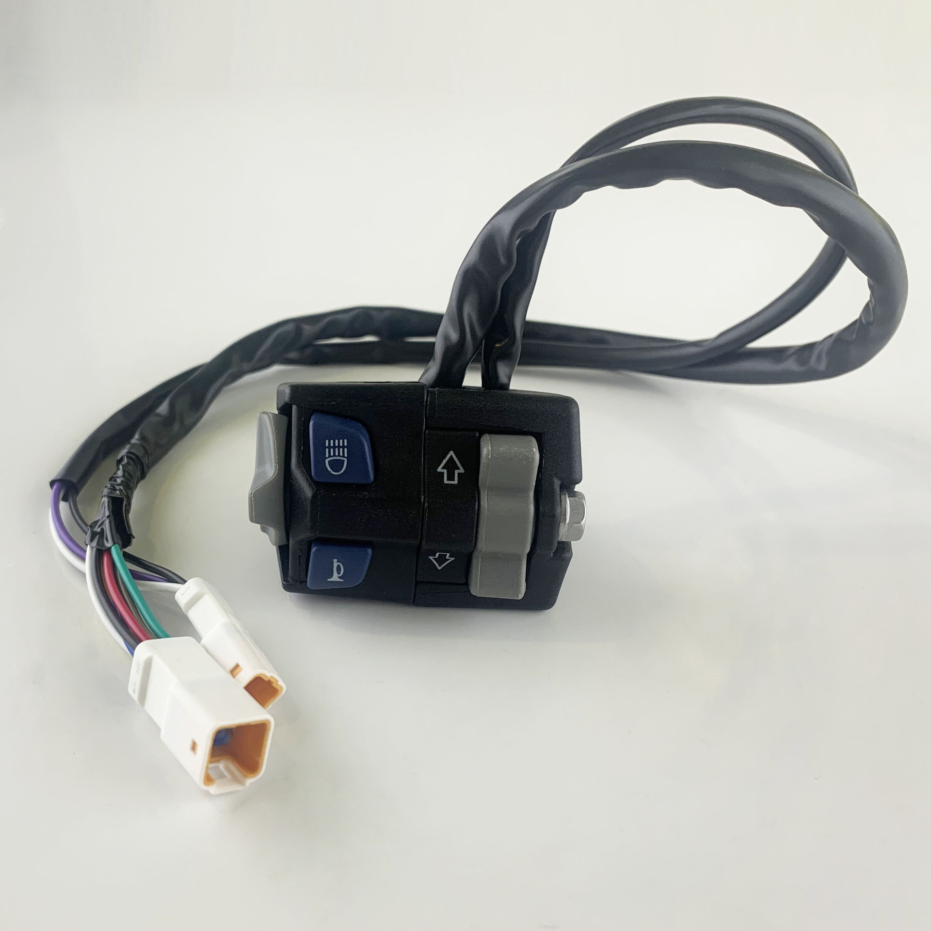 Universal Motorcycle Modification Accessories Original High and Low Beam Switch Flameout Horn Direction Left and Right Light Buttons