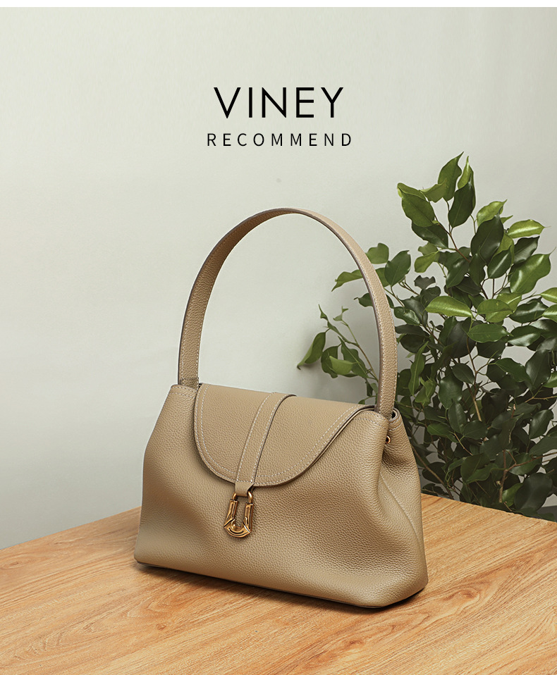 Túi xách nữ đeo chéo dây xích tote da mềm dung tích lớn — trắng, đen, màu xám, Lời bài hát: Grey (Public Version) chi tiết 2