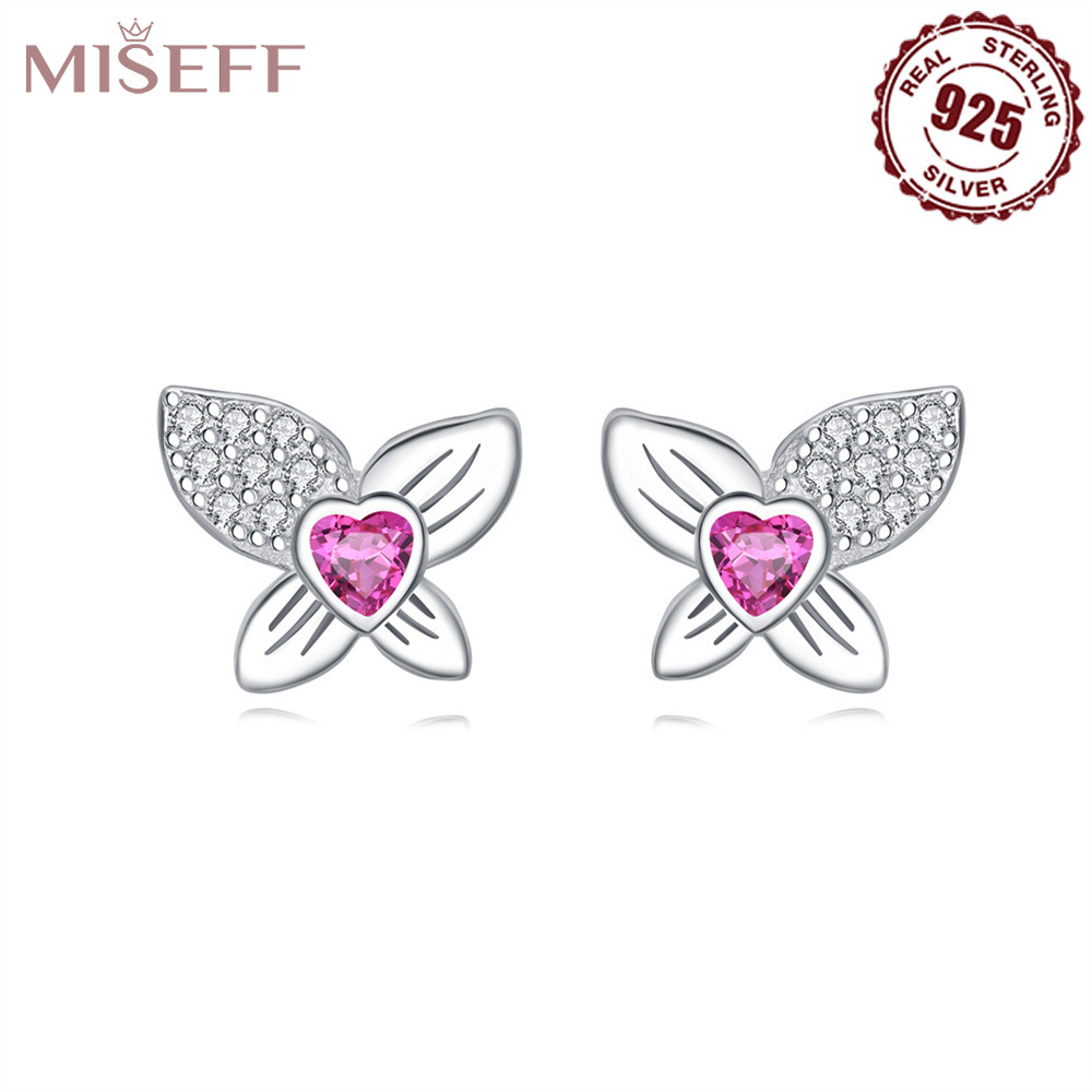 Transfronterizo al por mayor S925 plata esterlina mariposa libélula abeja pendientes pendientes joyería europea y americana joyería mujer