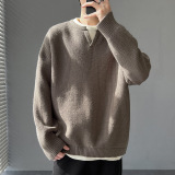 2026秋季新款宽松套头加厚保暖运动风青少年男式针织衫毛线毛衣，男装针织衫/毛衣，星座614