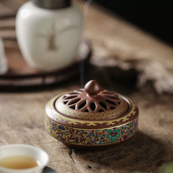 [三号红色花纹炉-无规格]