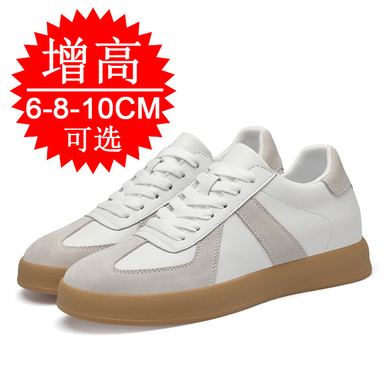 Autumn invisible inner heightening men's shoes 8cm German training shoes men's retro sneaker fashion heightening shoes 6 casual shoes tide
