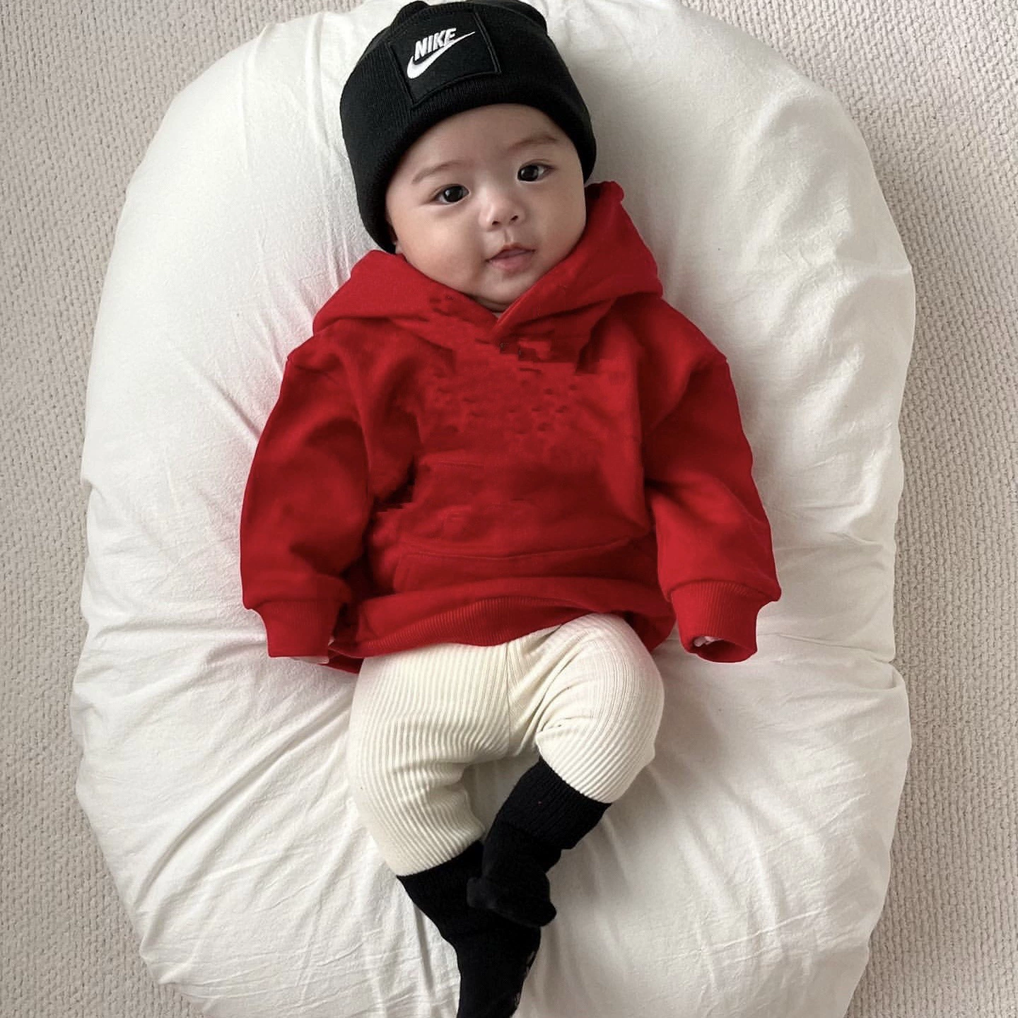 Детский свитер с капюшоном и карманом с надписью на флисовой подкладке, толстая одежда для родителей, детская одежда оптом