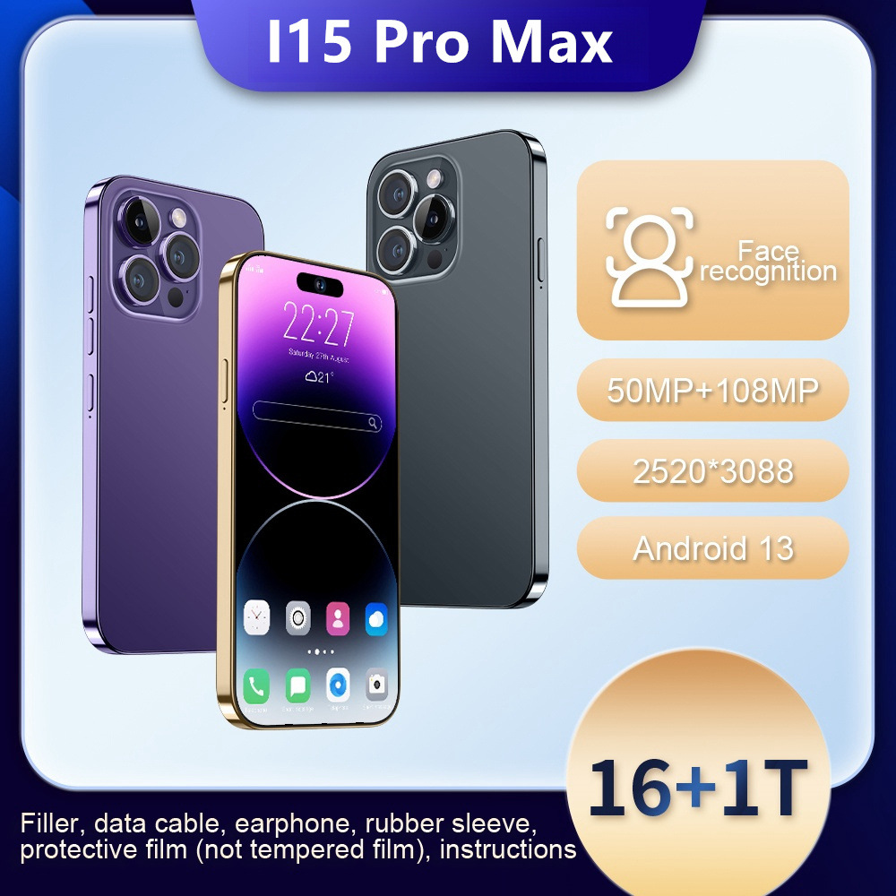 Cross-border mobile phone i15 pro max tr...