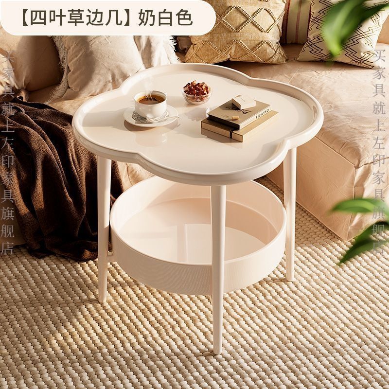 床头柜简约现代卧室小型置物架家用创意花朵沙发迷你边几移动桌子|undefined