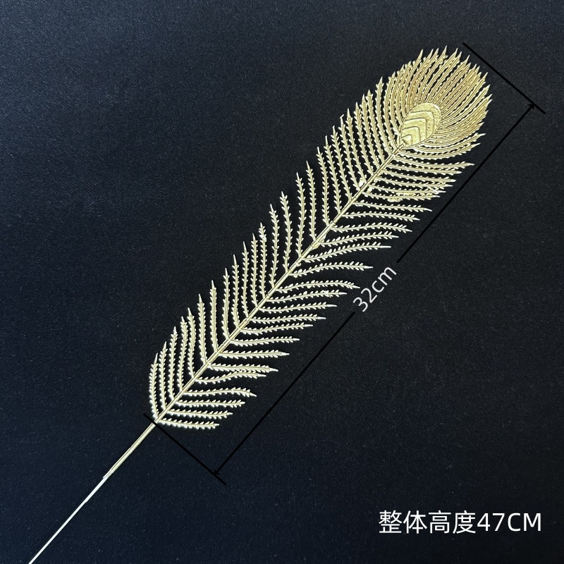 Flor artificial de oro solo tenedor fruta roja eucalipto ginkgo hoja gran amor Hortensia de madera Año Nuevo bendición cubo arreglo floral adornos