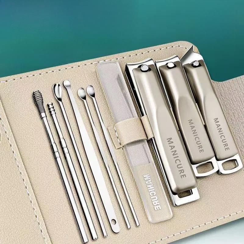 Portable dormitory nail clipper tool, home use ear pick, nail clippers for women and men, practical nail care tool