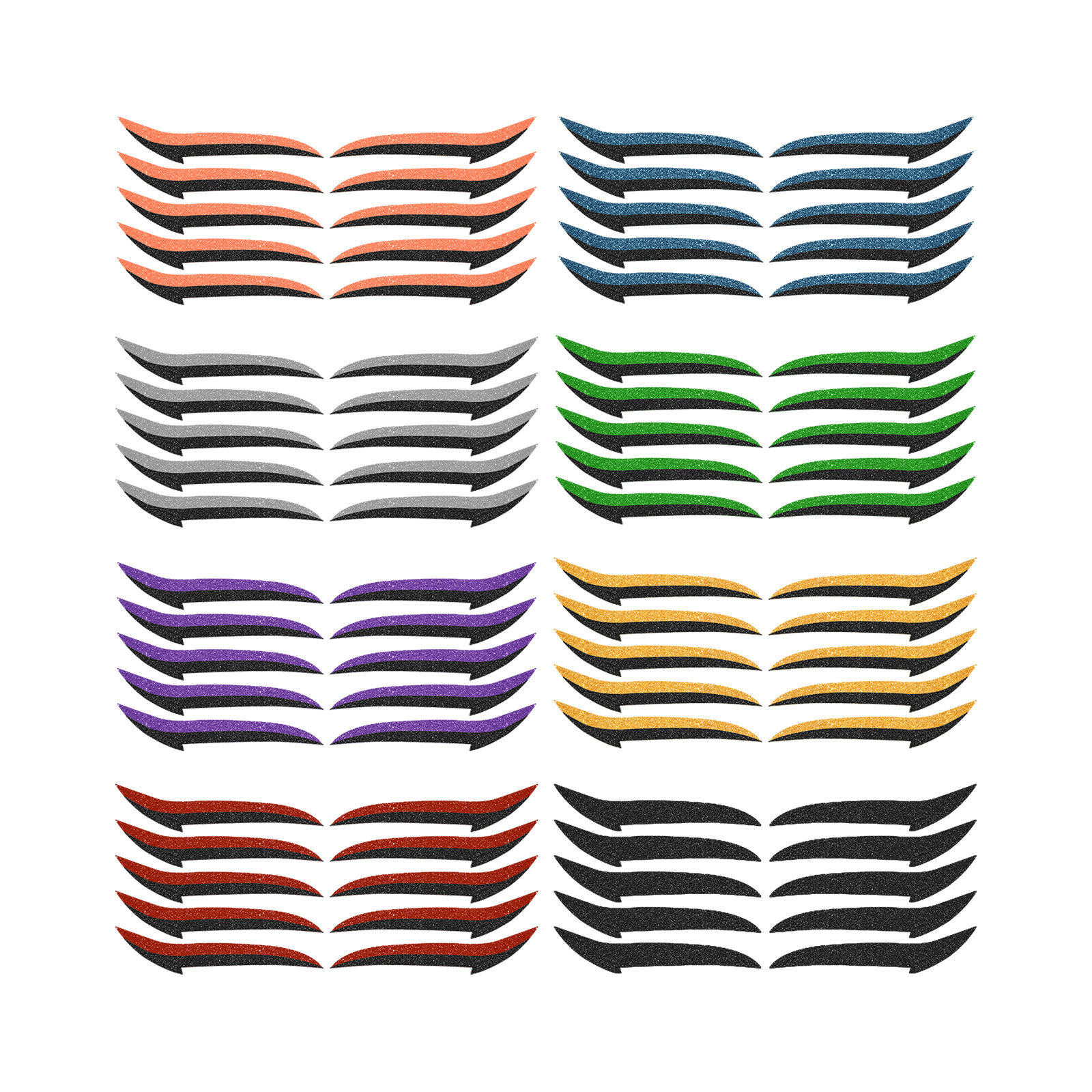 yakusku line睫毛胶双眼皮贴闪光银光眼线贴眼影贴纸睫毛日本批发