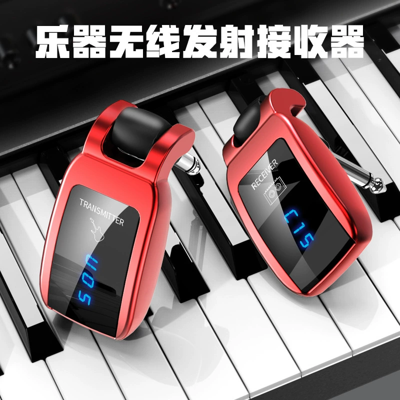Беспроводной трансивер для электрогитары, электрический духовой инструмент, система передачи звука, прием и передача звукоснимателя, электрический бас