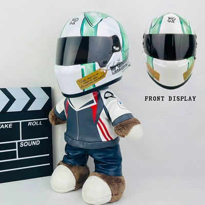 Motosiklet dəbilqələri, Battery Car Decoration Gift Cycling - 28cm-flower-skin-f1-blue-butterfly-new-helmet-type-anti-collision-layer
