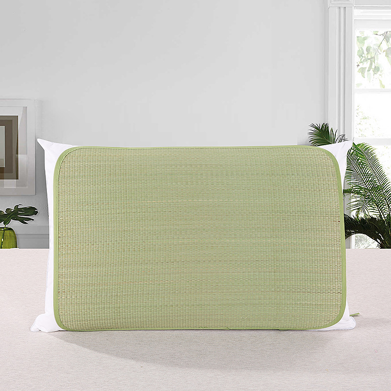 批发枕席单人席子枕片凉席枕头套夏季草席枕头垫子亚草绑带亚草枕