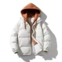 男士连帽冬季加厚男棉衣