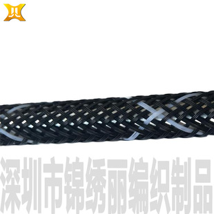 Braided Flame Retardant Pet Snakeskin Mesh Tube, Retractable Wire Harness Protective Cover, Pattern Braided Casing