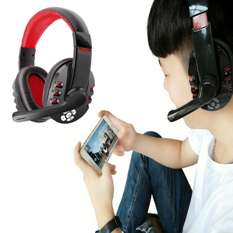 Cross-Border V8-1 Wireless Bluetooth Headset Gaming All-In-One E-Sports Headset with External Microphone for Making and Receiving Calls Cross-Border V8-1 Wireless Bluetooth Headset Gaming All-In-One E-Sports Headset with External Microphone for Making and Receiving Calls