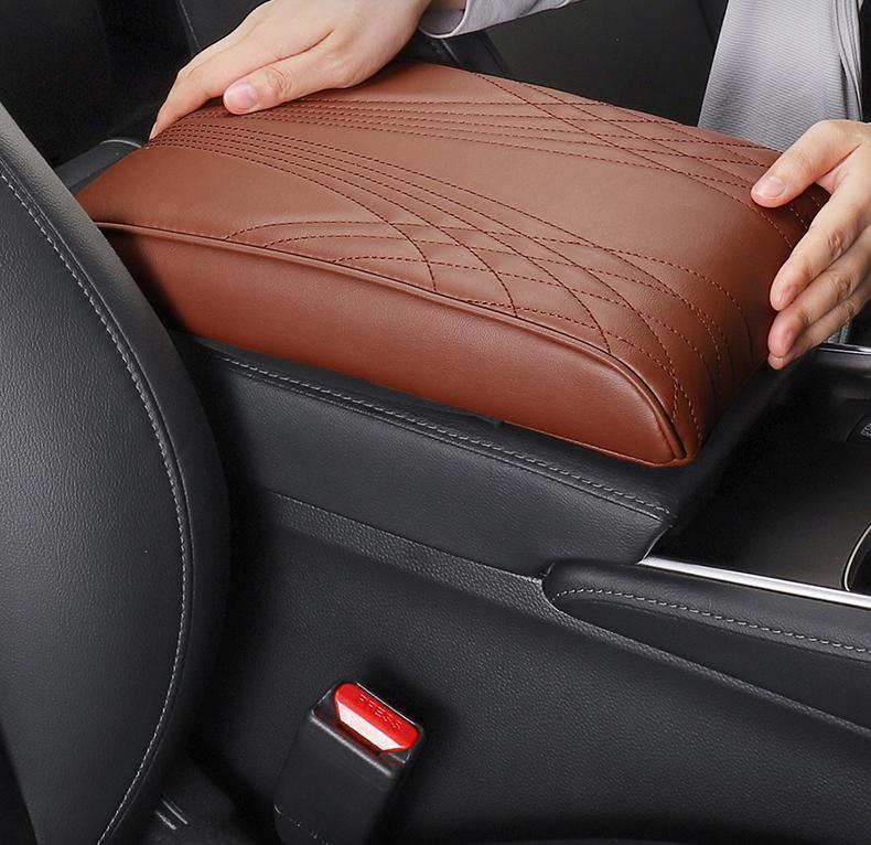 Car armrest box cushion memory foam heightening cushion universal armrest pillow central armrest box sleeve lengthened and widened and thickened