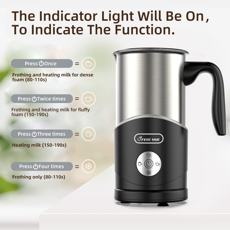 Fully automatic milk frother - cappuccino - latte - heating and stirring - multifunctional cold milk machine for home use, hot and cold Fully automatic milk frother - cappuccino - latte - heating and stirring - multifunctional cold milk machine for home use, hot and cold