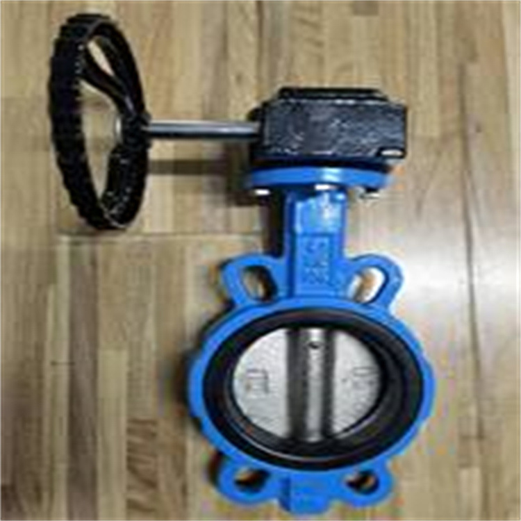 梅河口D371J-10/16C DN800球墨衬胶对夹蝶阀 手动对夹式衬胶蝶阀
