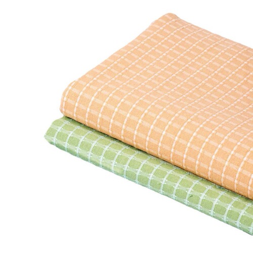 Yarn-dyed jacquard medium grid double-sided grid washing fabric shirt dress halter top children's clothing fabric soft, small and fresh