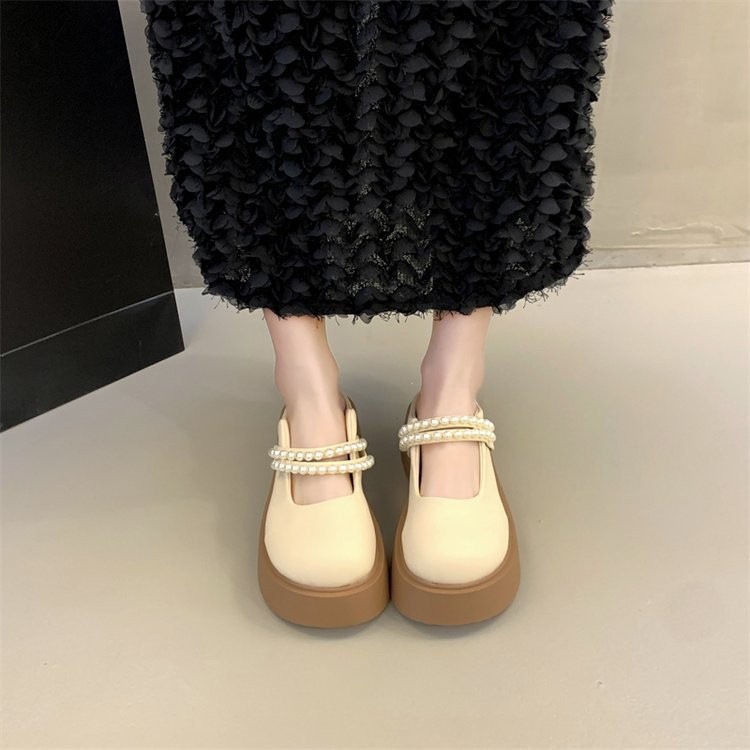 Super calentador de fondo grueso un pedaleo Marizhen cabeza media zapatillas de verano para mujeres 2026 nuevo estilo coreano de verano zapatillas frías image 4