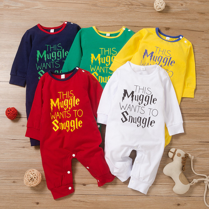 Infant spring and autumn long-sleeved ro...