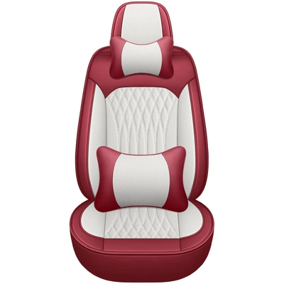 17 General Motors Cushion All-inclusive – Seat cushion, seat cover - jjl-bordeaux-red-single-seat-deluxe-edition