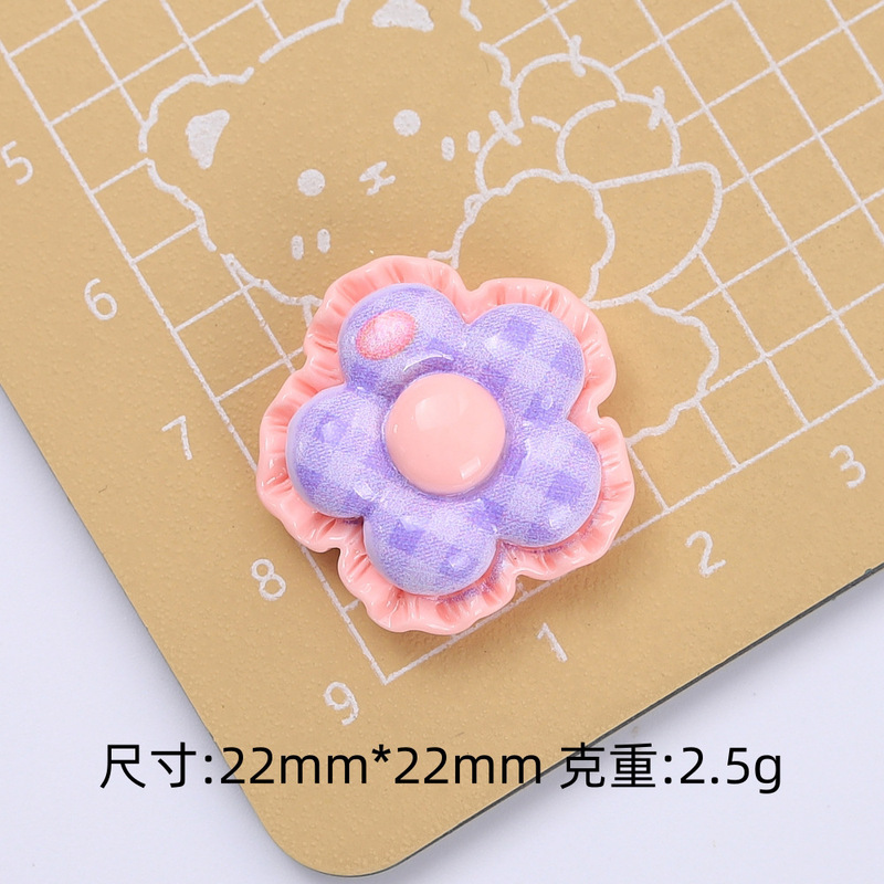可爱花边水果卡通手工diy饰品配件洞洞鞋扣材料奶油胶树脂小配件|undefined