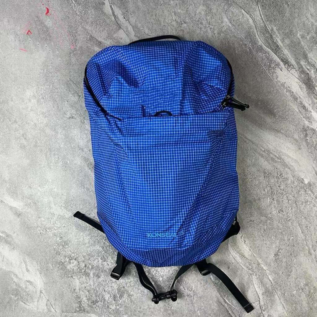 鳥家15L軽量化格子ランドセルアウトドアスポーツ防水潮牌刺繍登山減量防止水かけバック