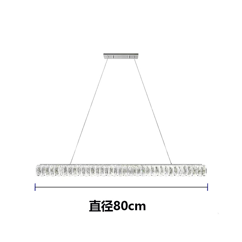 Postmoderno lámpara larga recepción moderna una luz Zhongshan barra de cristal diseño de lámparas de lámpara diseñador simple
