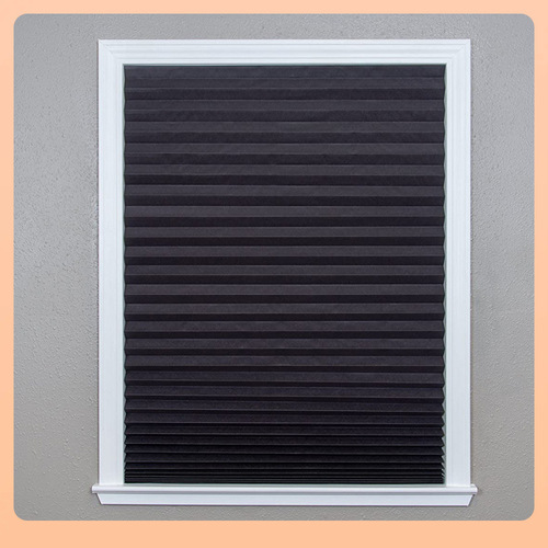 Hole Punch Sun Protection Disposable Non-woven Light Blocking Cross-border Pleated Self-adhesive Curtain Light Blocking Window Curtain Window Cover Paper W18