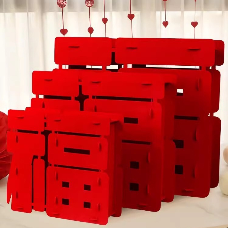 Three-Dimensional Blessing Character Ornaments for Housewarming, New Home Decoration Supplies, 2025 New Model for Living Room and Bedroom Scene Arrangement