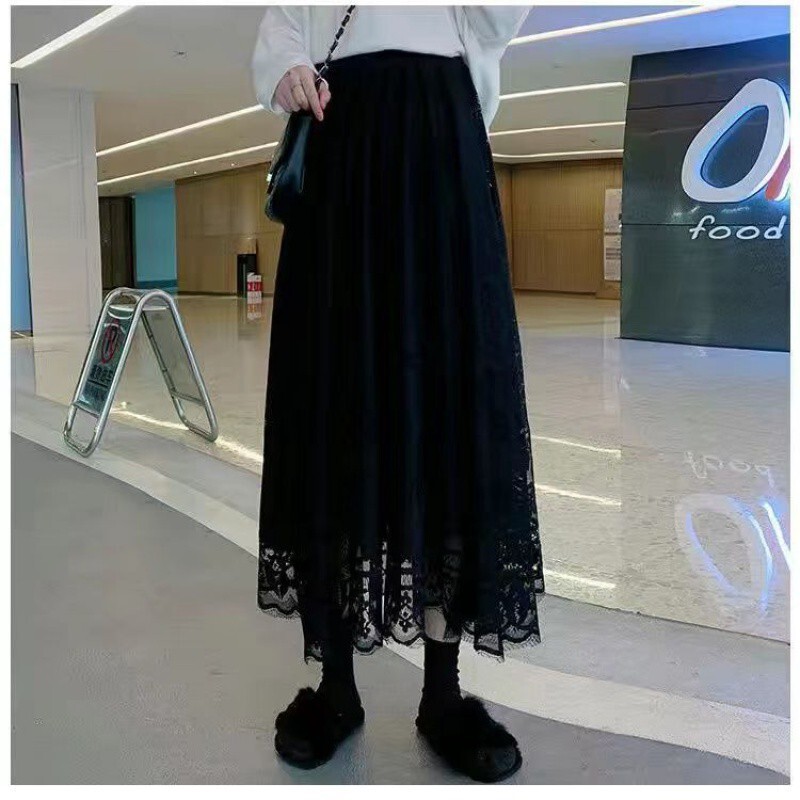 厂家直销旗袍内搭衬裙新款汉服打底内搭洋气花边蕾丝衬裙纯|undefined