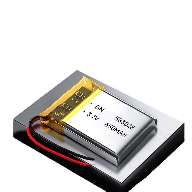 电芯厂583028锂电池电芯厂650mah按摩仪锂电池3.7V聚合物353450