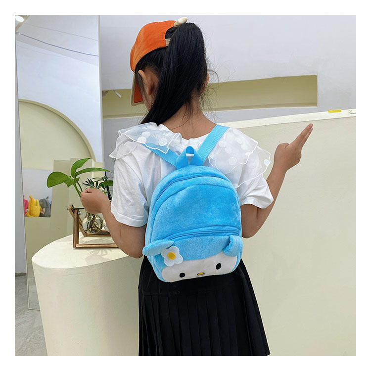 1-2-3 years old children's backpacks, cartoon plush small schoolbags, cute early education kindergarten backpacks for boys and girls undefined