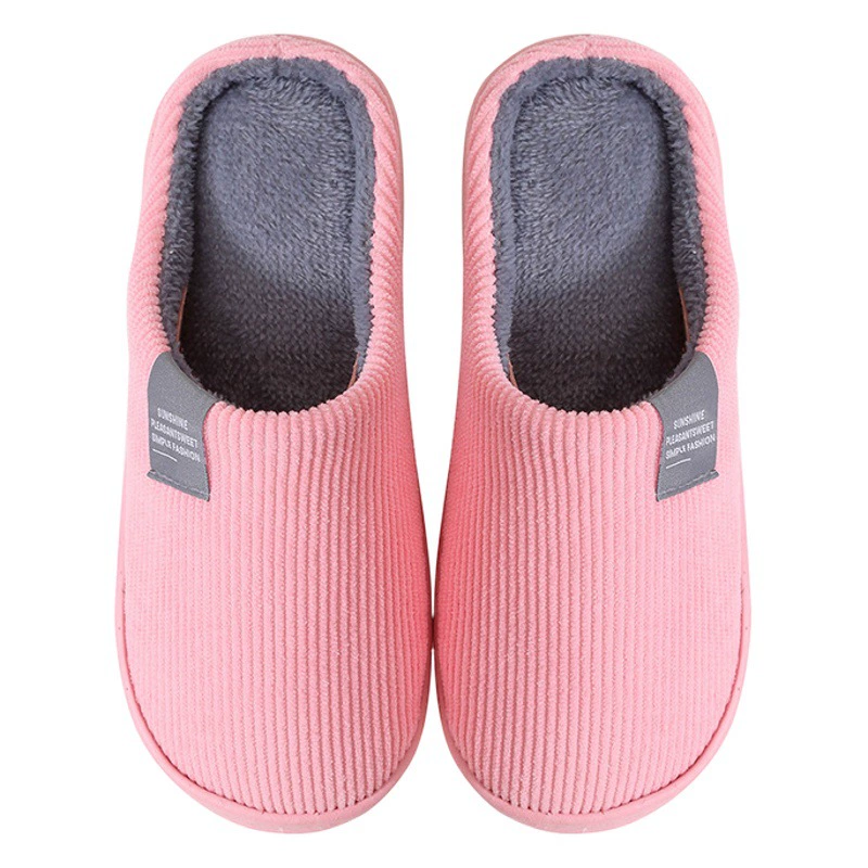 Классические хлопковые тапочки с тканевой этикеткой, домашние Нескользящие хлопковые тапочки с выдувным дном для мужчин и женщин, лунная обувь, Тапочки Mao, гостиничная обувь