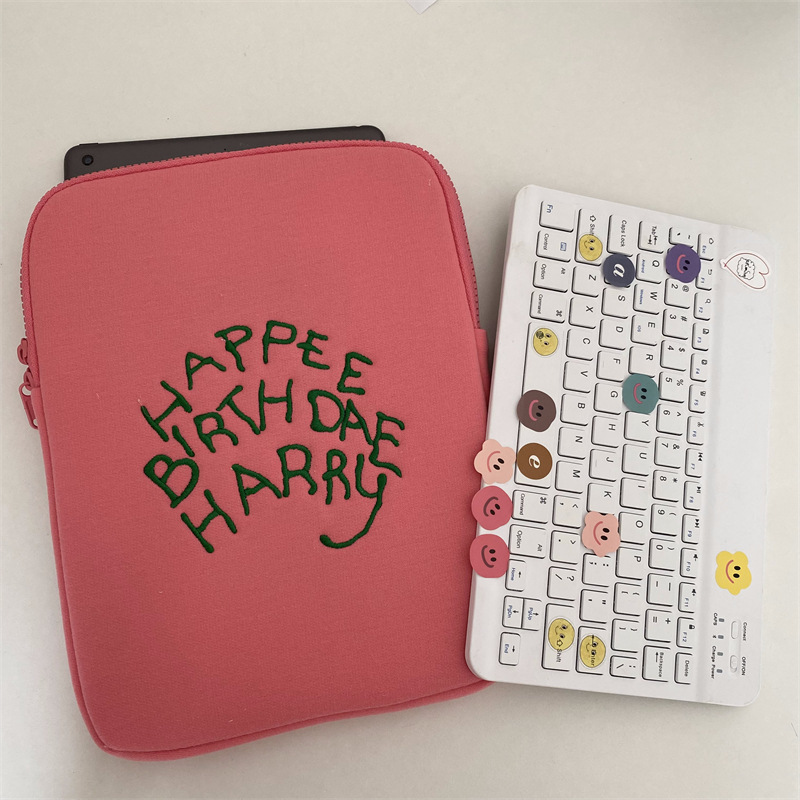 11 Inch 13 Inch 15 Inch South Korea Harry Potter Hagrid Cake Pink Tablet Case for iPad Sleeve