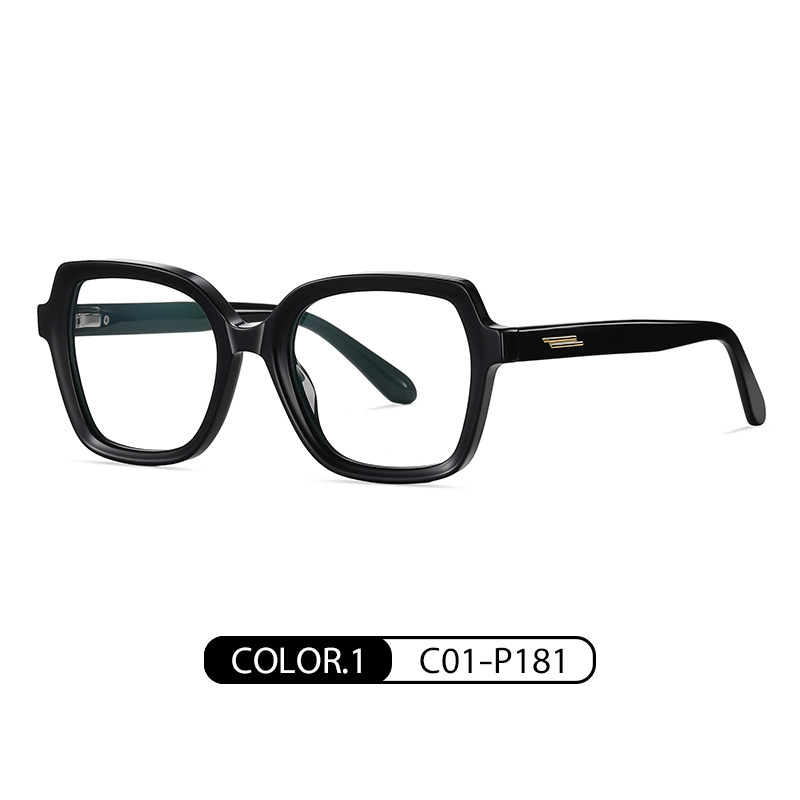 Nueva placa anti-azul gafas de luz PS8817 hombres y mujeres de la misma moda retro gafas lisas se pueden equipar con gafas de miopía