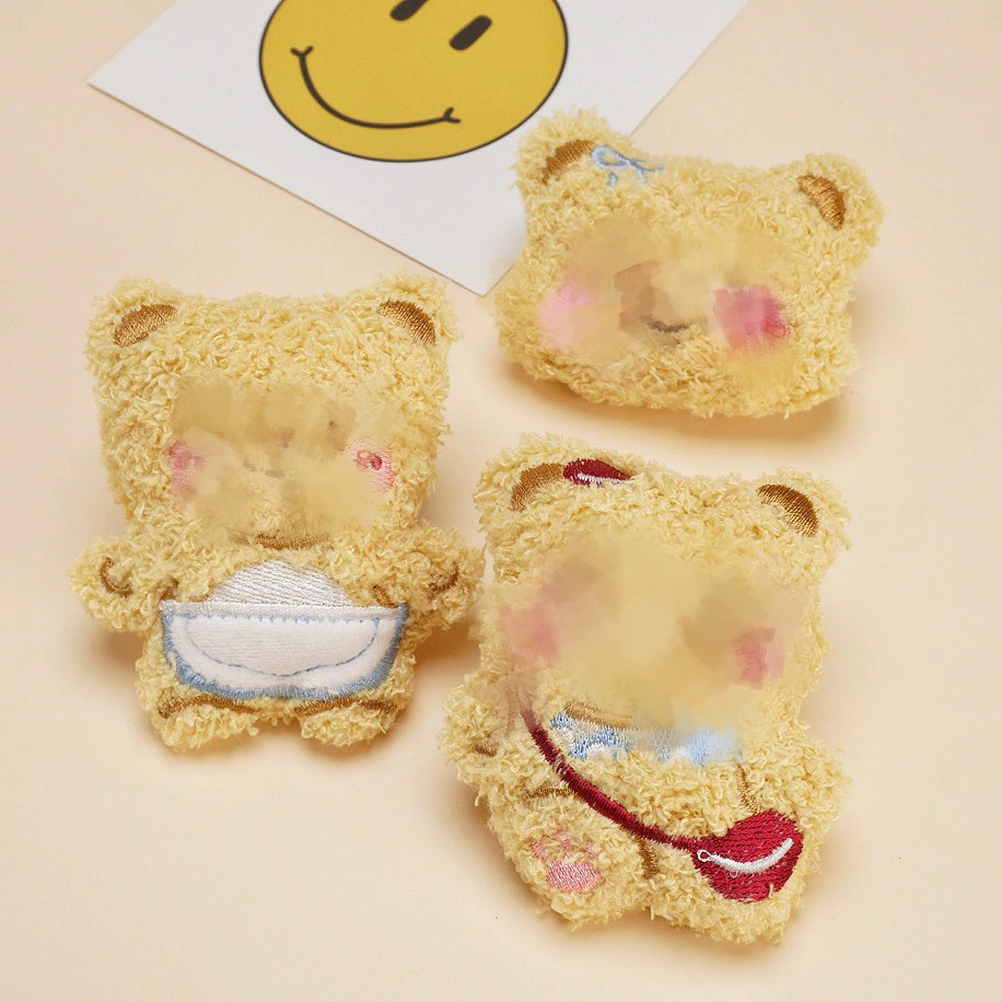 Мультяшная плюшевая кукла медведь скрипит кукла подвеска медведь брошь киоск оптовая сумка букет аксессуары