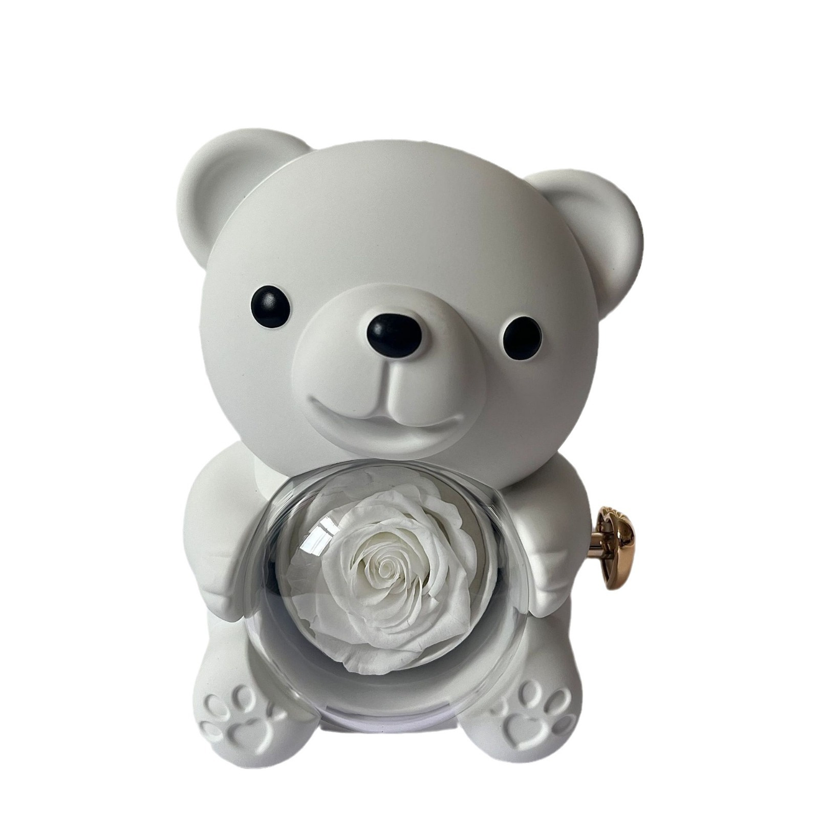 Embrace oso eterno flores rosas regalos de cumpleaños eternos flores cubiertas de vidrio regalos del día de la madre Amazon transfronterizo