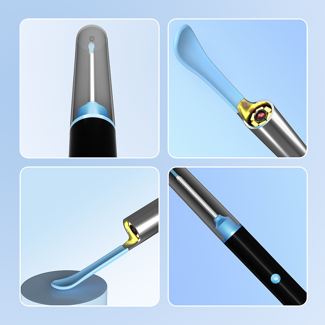 Nuevo inteligente inalámbrico multi-función visual del oído recoger transfronteriza venta al por mayor HD endoscopio hogar práctico oído recoger