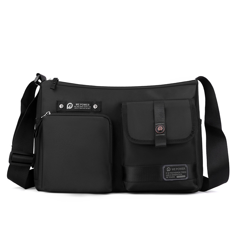 Wepower nuevo bolso de hombro de los hombres de moda casual bolso de los hombres al aire libre mochila de gran capacidad crossbody bolso de hombro