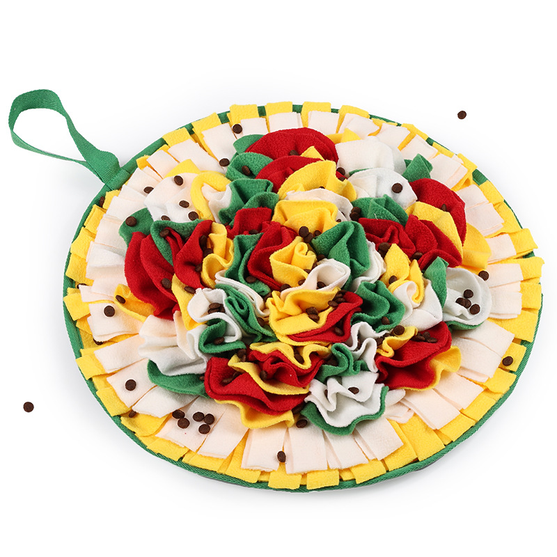 Pet Dog Toys Interactive Sniffing Mats Large Dog Food Hiding Slow Eating Training Educational Games For Pets_voghion.com