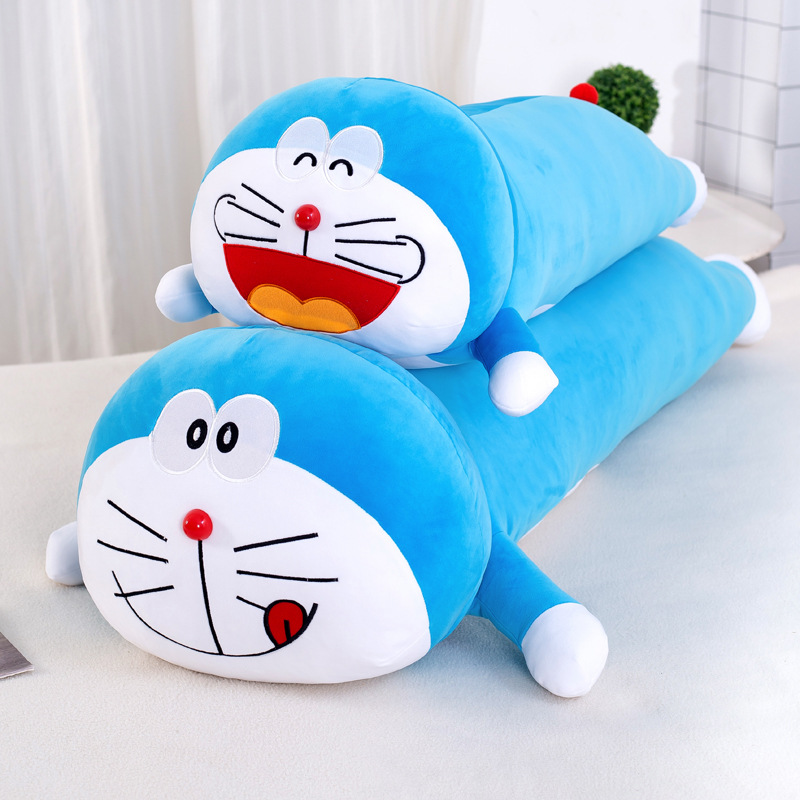 Ming cilíndrica Jingdang almohada gato muñeca Linda Doraemon regalo de los niños juguete de peluche regalo al por mayor de la fábrica