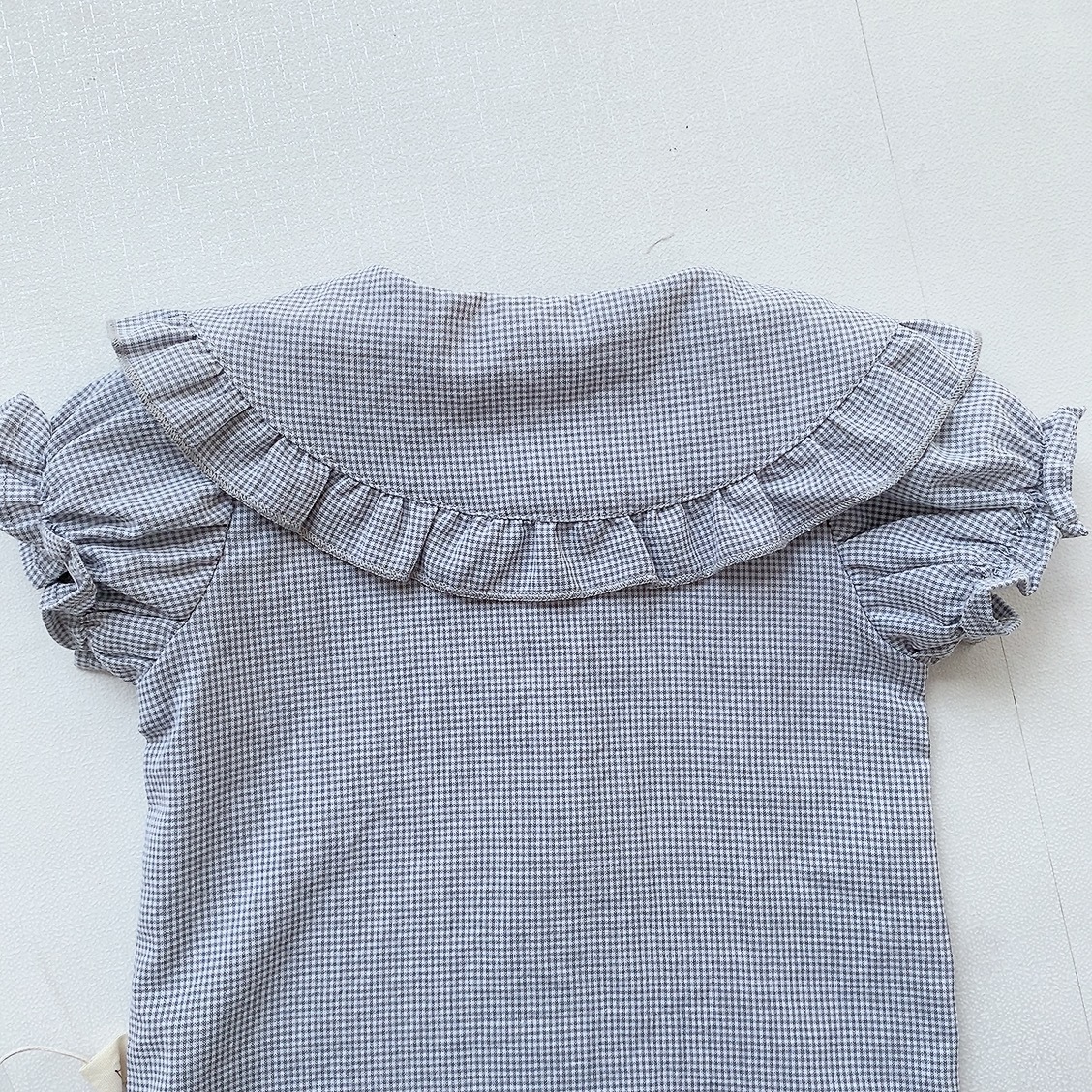 [Exempt Mail] coreano ins camisa para bebés, ropa de verano para bebés, camisa de manga corta, camisa de burbuja para bebés.