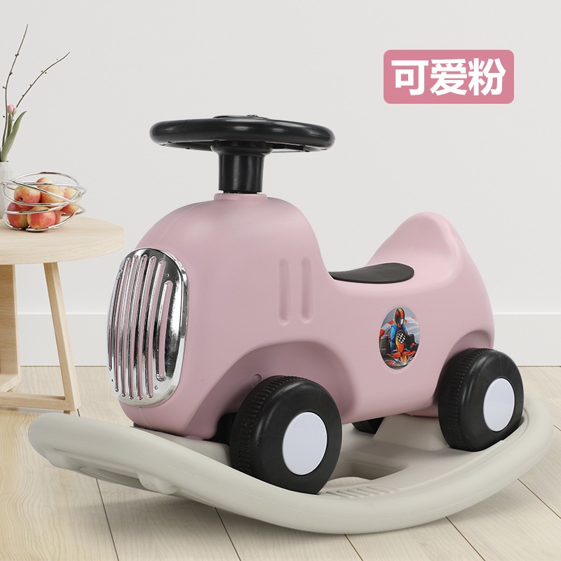 Pink-Rocking Horse Big Bag 6 Carts