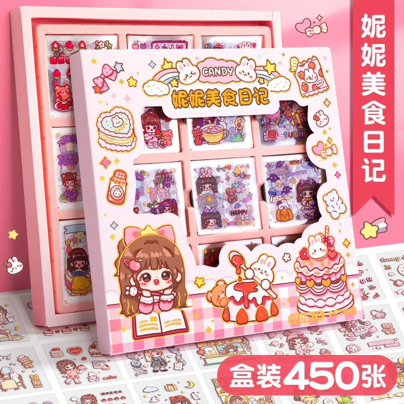 Children's sticker, set, stickers, Birthday gift, scheduler