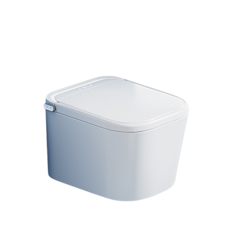 Inodoro inteligente colgado en la pared totalmente automático sin restricción de presión de agua asiento de inodoro fuente de ventas directas soporte transfronterizo