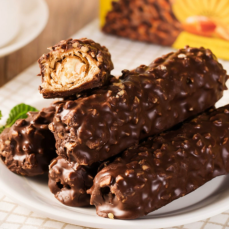 Южная Корея импортированные повседневные закуски, три в одном x5 сэндвич шоколад арахис орех шоколадная плитка 36 г