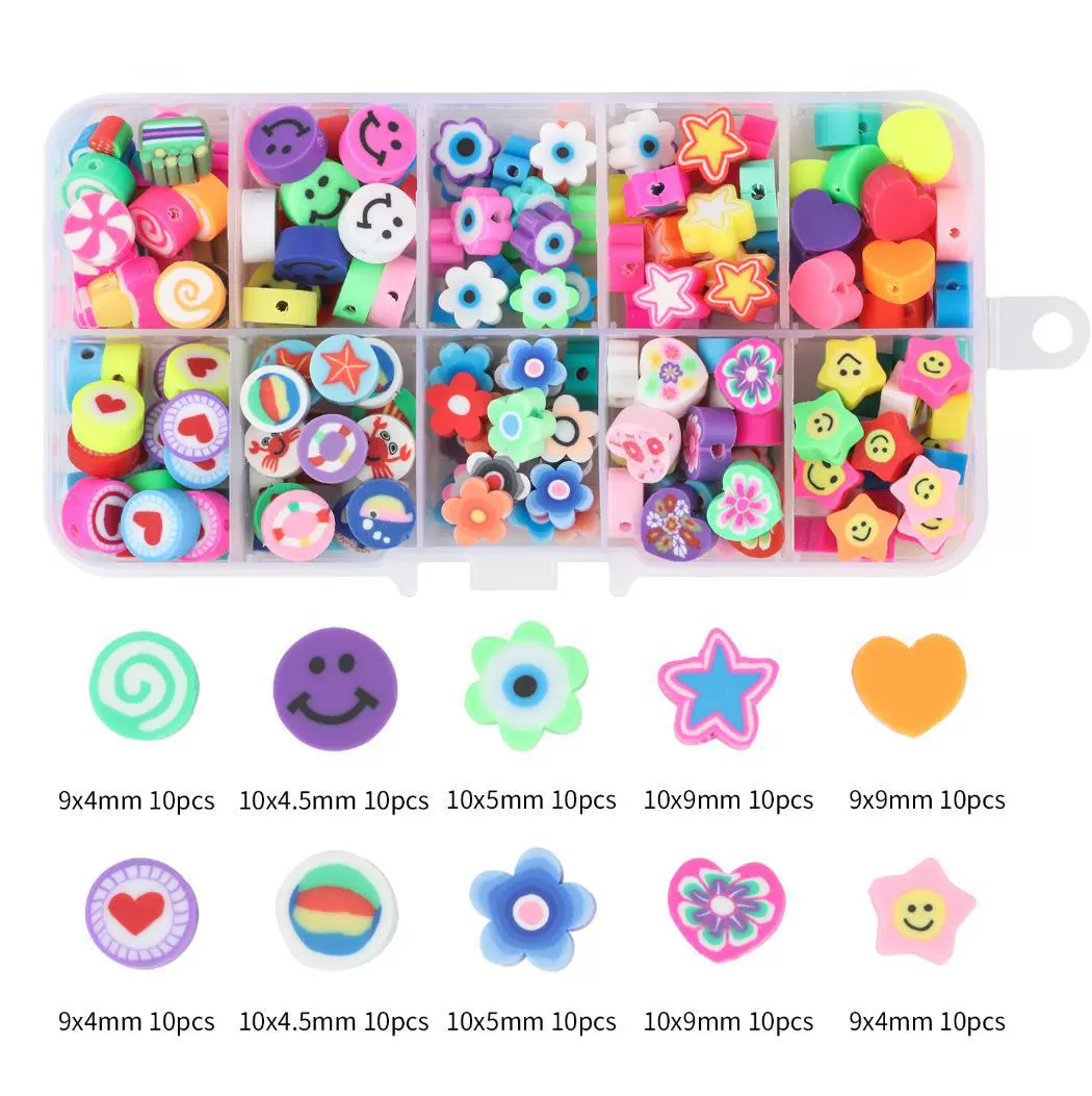 Ceramics, set, cartoon beads, bracelet, accessory