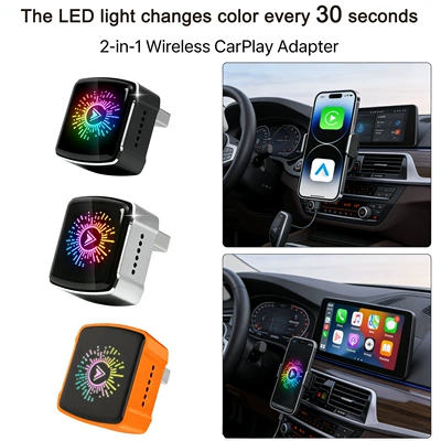 Wired to Wireless Adapter — Simsiz CarPlay və Android Auto