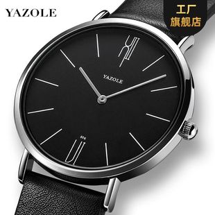 YAZOLE506���Q���s��ʿ�ֱ�W����H�����\��ʯӢ�ֱ�watches